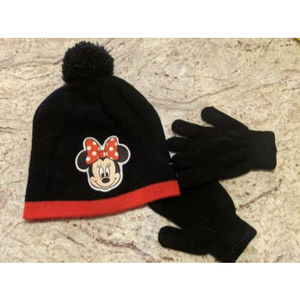 Disney Hat And Gloves Set - Mickey Mouse For Toddlers Girls - Mickey Mouse